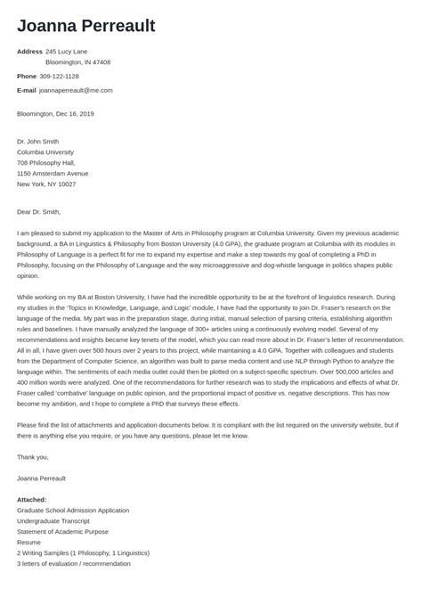 how to write a cover letter for a program