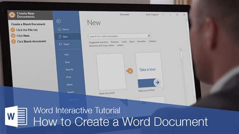 how to write a document in word