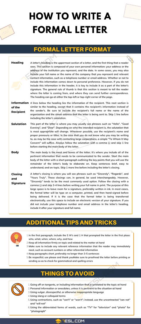 how to write a formal letter in word