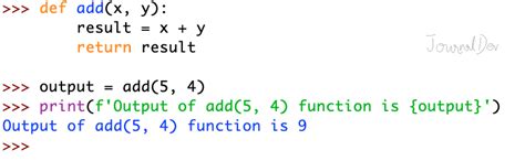 how to write a function in python with return