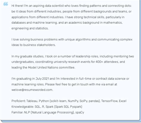 how to write a good linkedin summary reddit