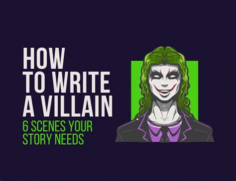 how to write a good villain arc