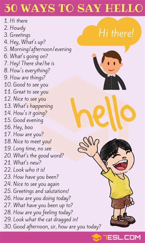 how to write a hello message