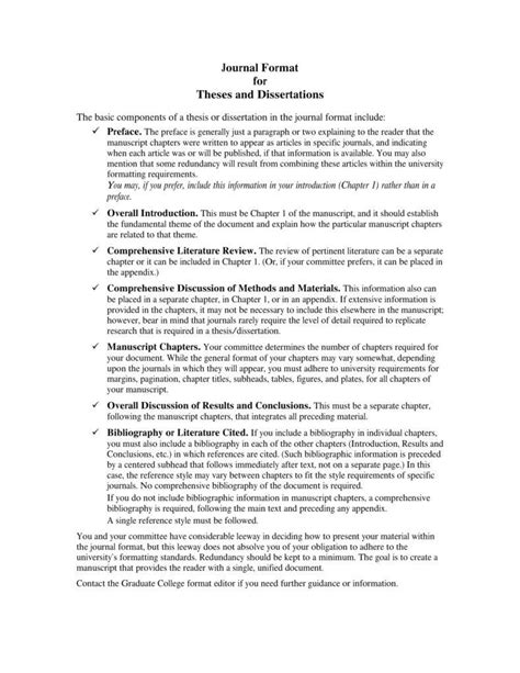 how to write a journal format