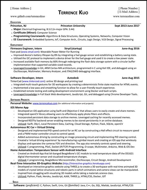 how to write a killer software engineering resume