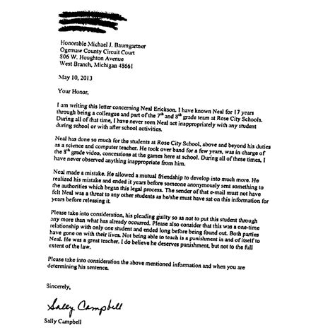 how to write a letter for a judge for a friend