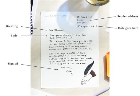 how to write a letter in epic