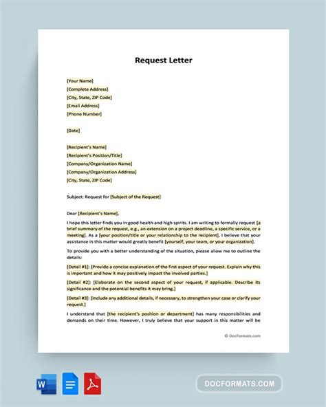 How To Write A Letter Requesting For Service