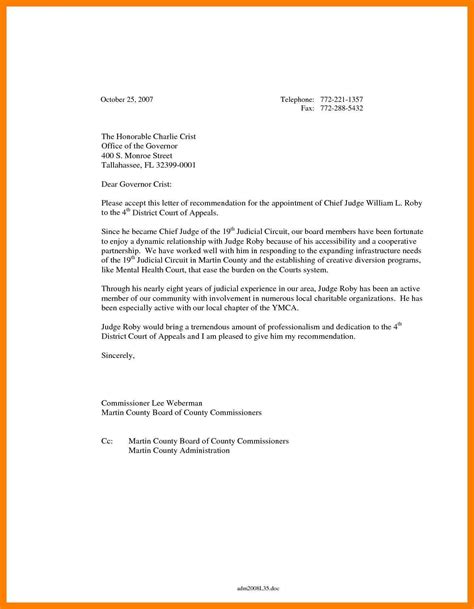 how to write a letter to a judge