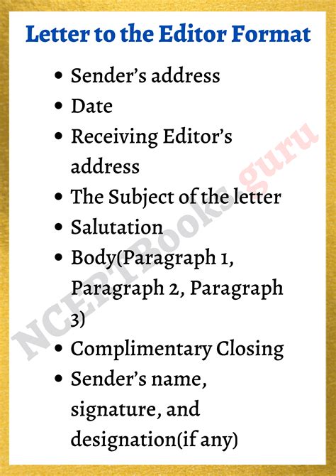 how to write a letter to editor class 7