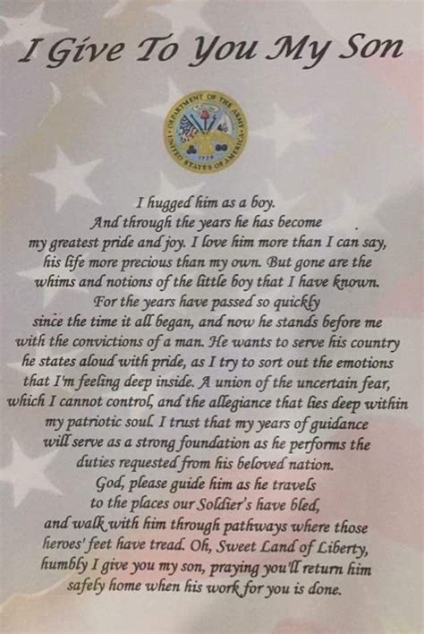 how to write a letter to my son in the army