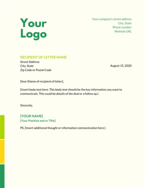 How To Write A Letter With Ps