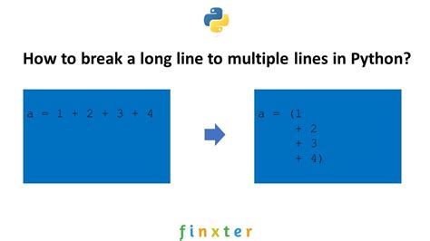 how to write a line break in python