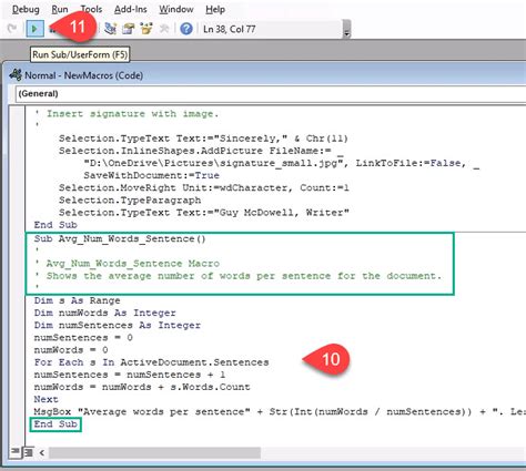 how to write a macro script
