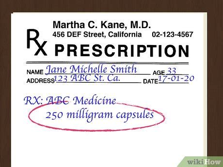How To Write A Medical Script