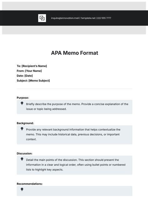 How To Write A Memo Apa Format