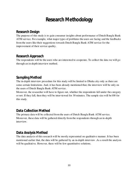how to write a methodology for a project sample
