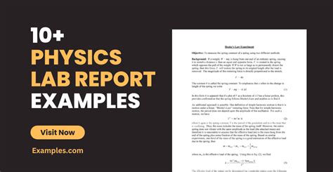 How To Write A Physics Lab Report High School