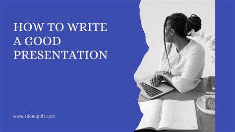 how to write a presentation review