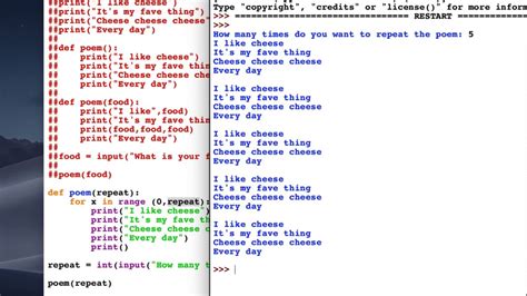 how to write a procedure in python