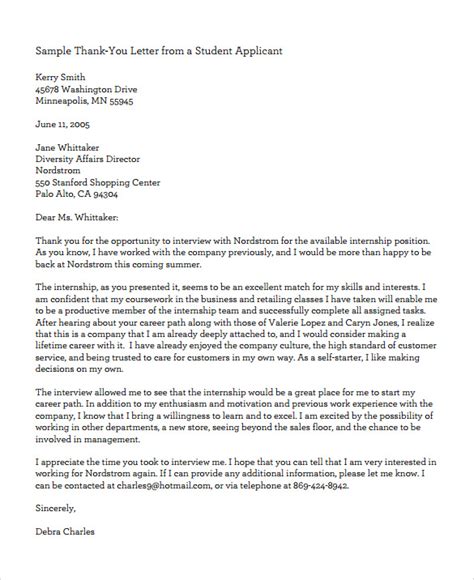 how to write a professional thank you letter