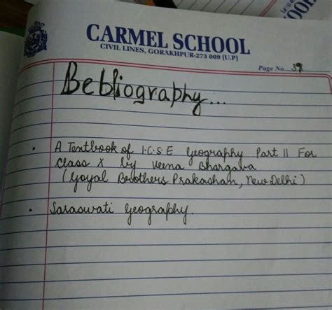 how to write a project class 10