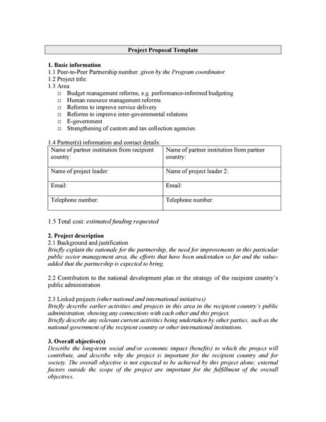 how to write a project proposal examples