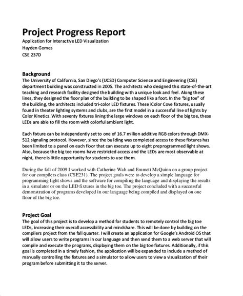 how to write a project report in new curriculum