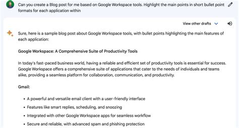 how to write a prompt for google gemini
