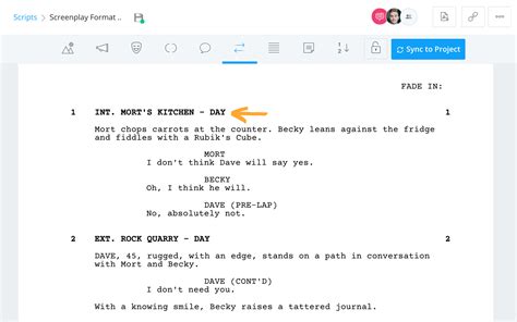 how to write a proper script