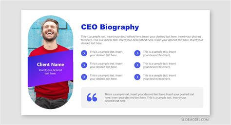 how to write a quick bio for presentation
