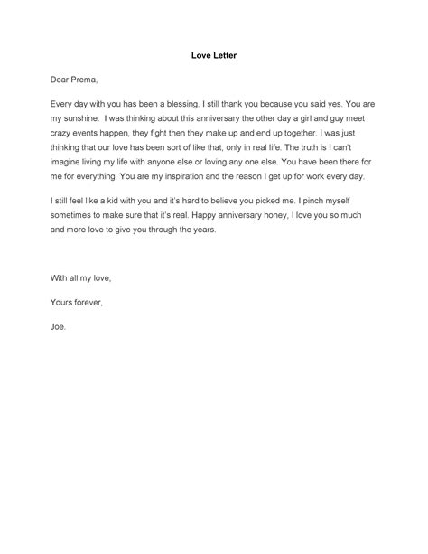how to write a relationship letter