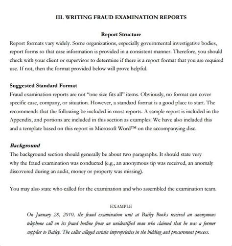how to write a report format pdf