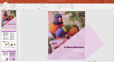 how to write a report on powerpoint