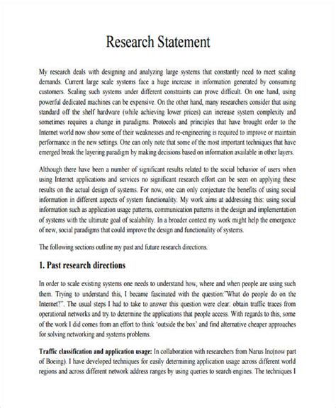 how to write a research question statement