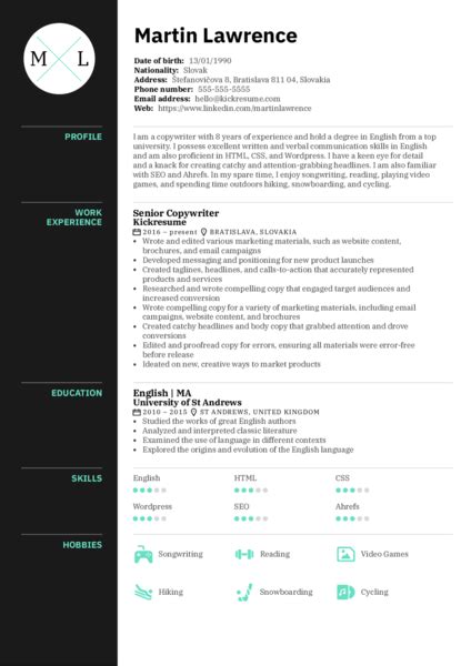 how to write a resume using ai