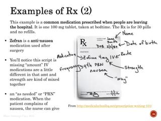 how to write a rx script