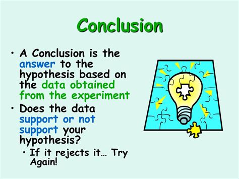 how to write a scientific method conclusion