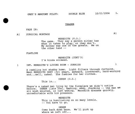 how to write a script for a netflix series