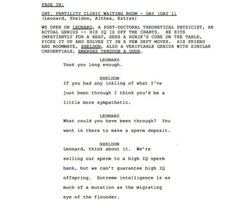 how to write a script for a series