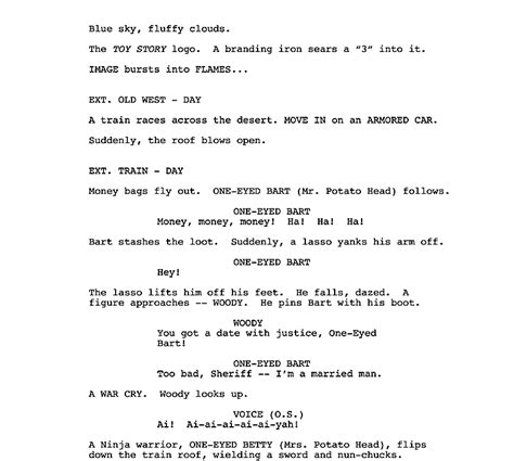 how to write a script for animated series