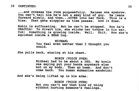 how to write a script for voice acting