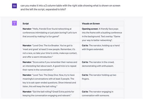 how to write a script for youtube video using ai
