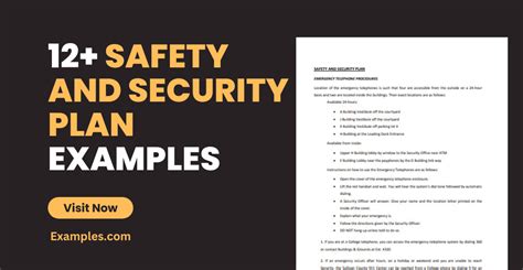 how to write a security plan