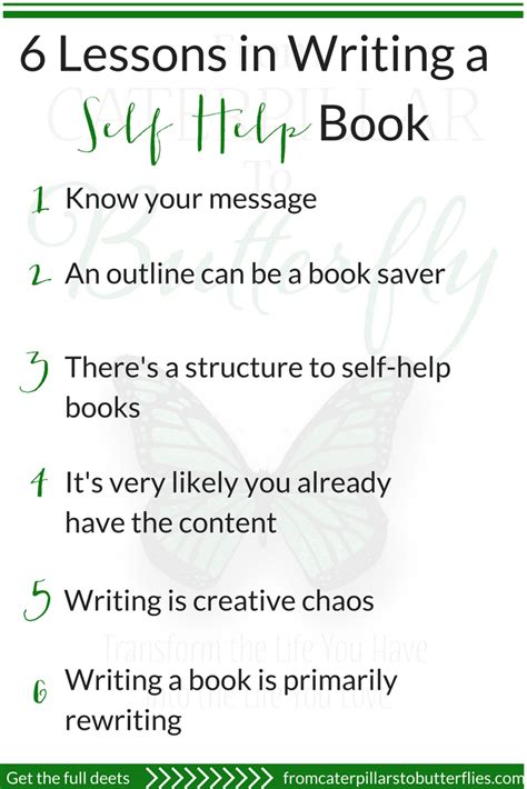 how to write a self help book outline