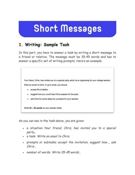 how to write a short message system