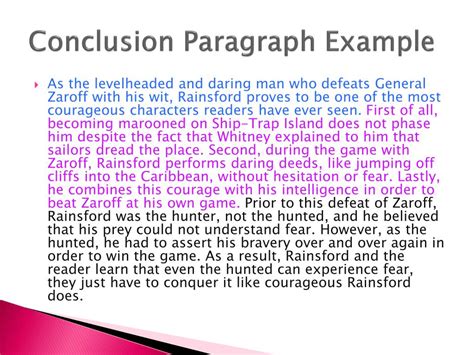 how to write a simple conclusion paragraph