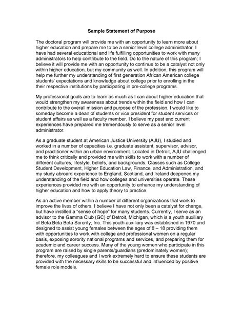 how to write a statement of purpose for grad school application