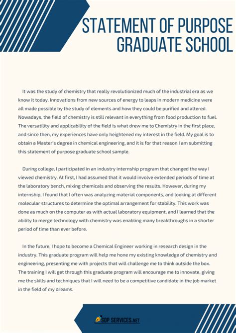 how to write a statement of purpose for grad school template