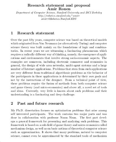 how to write a statement of research problem